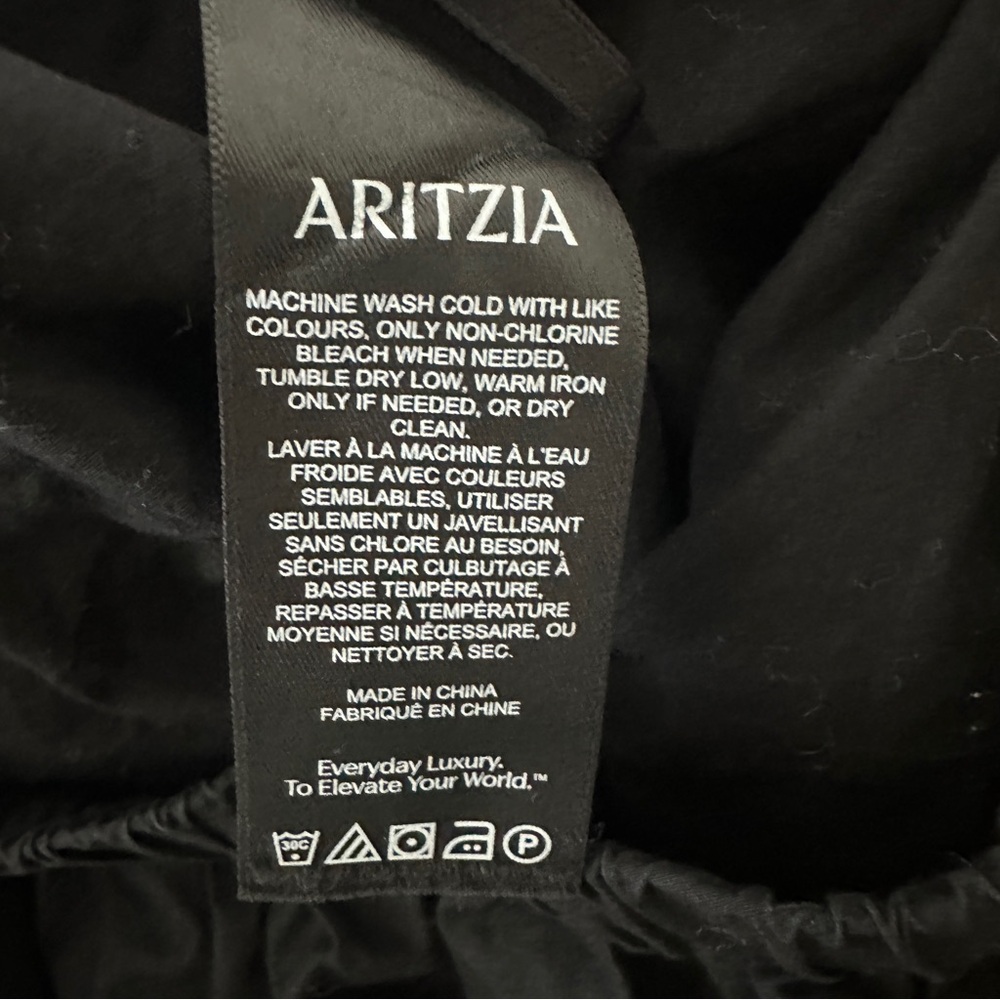 ARITZIA Sunday Best Bubbly Cotton Poplin Midi Skirt Women’s Size Large - Picture 8 of 9